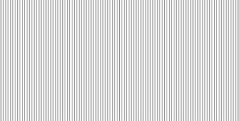Seamless pattern of thin vertical parallel lines in black on a white background creating a simple striped texture isolated on transparent background © SIRIN