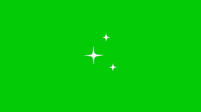 Elegant white sparkle twinkle animation for clean and magical visual effects.
