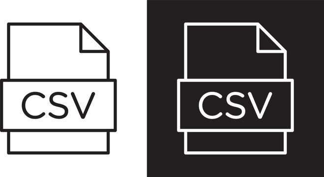 Download CSV file icon