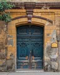 Fototapeta premium Cairo old wooden door