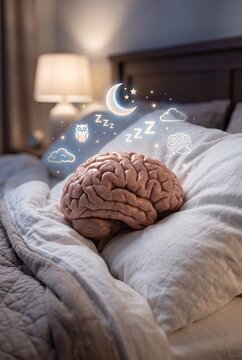 Sleep Science and Cognitive Recovery Concept
