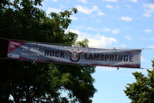 Rock in the Monastery Park in Lamspringe, Lower Saxony