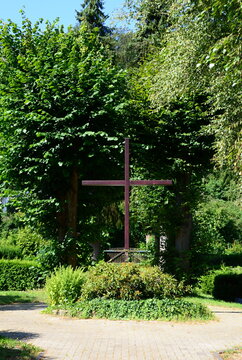Cemetery in Summer in Lamspringe, Lower Saxony