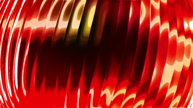 Abstract red wave light glass motion background with dynamic ripples 4k animation video bold abstract red and gold waves with rippling light reflections suitable for presentation, award, ads, etc.