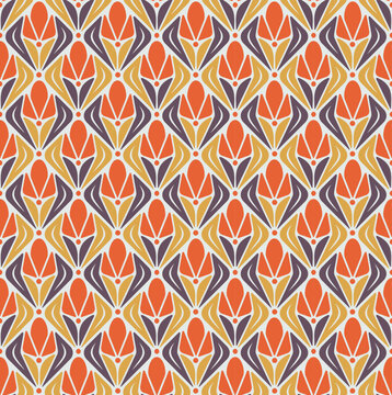 abstract retro seamless pattern wallpaper background