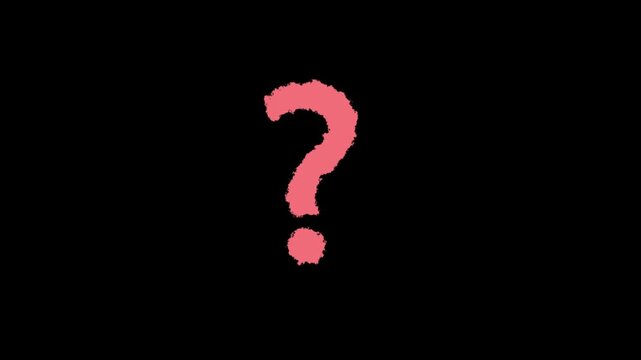 red question mark