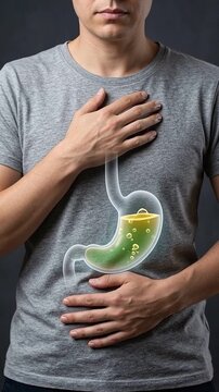 Man stomach acid reflux pain discomfort digestion health medical illness digestive upset gastro symptom anatomy healthcare disease upset stomach upset digestion stomach ache gastroesophageal