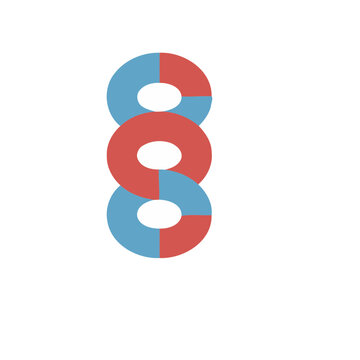 Three Interlocking Rings