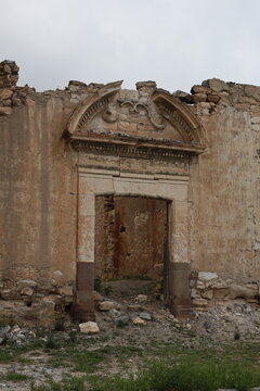 Photograph of old buildings in the town of El Potrero in San Luis Potos&iacute;, Mexico