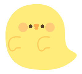 かわいいヒヨコのおばけ © ayacan