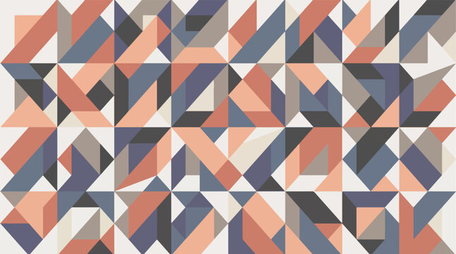 Colorful Geometric Square Vector Set, Modern Abstract Shape Collection, Vibrant Minimal Design Elements