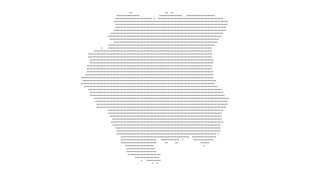 Suriname Dotted Map Vector with Halftone Dot Pattern, Geographic Country Outline, Border, National Territory Shape, South America Cartography Illustration for Atlas, Travel, and Infographic Design