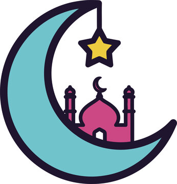 vector illustration of a mosque