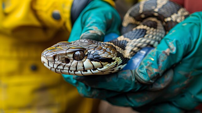 After handling, safely return the snake to its enclosure or release location as appropriate, and thoroughly clean and inspect all equipment before storage.