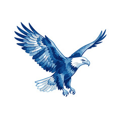 Fototapeta premium American Bald Eagle in Flight.