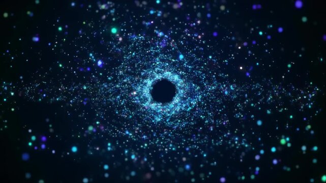 無数の星屑が渦巻く銀河のような広がり
