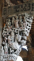 Obraz premium Buddhist Art Collection of Longtan Ancient Temple in Pujiang: Stone Carvings, Wood Carvings, and Architectural Artifacts