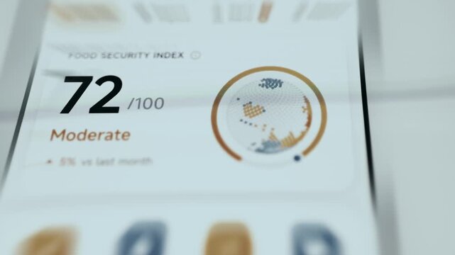 Food Security Index score of 72 out of 100 classified as Moderate