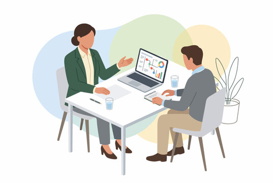 Job Interview and Recruitment Process with Human Resources Professional