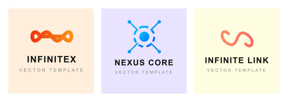 Hexashield vector template with a hexagon and circle symbol creative business logo idea.
