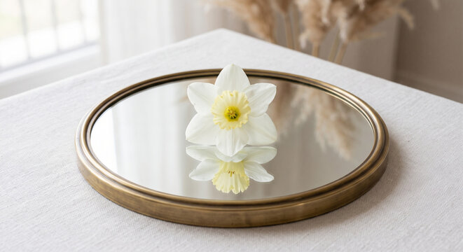Narcissism concept, self-obsession and vanity