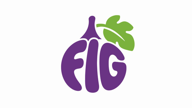 The fig logo features a purple fruit with green leaf on top