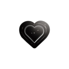 Fototapeta premium heart_black