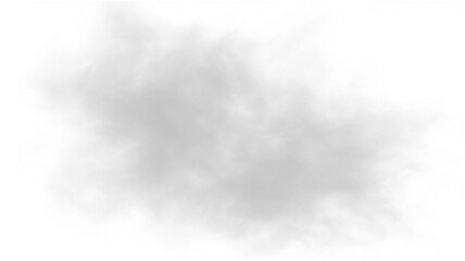 Obraz premium Steam and smoke png with floating mist particles, dark smog atmosphere, transparent isolated cloud effect, explosion dust motion and realistic air pollution concept design.