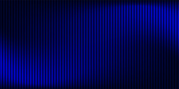 Blue silk curtained backdrop spotlight illuminated. Theatrical drapes. Modern eps 10