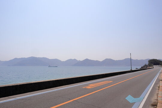 日本　しまなみ海道の風景