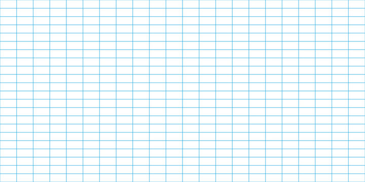 Grid paper texture. Seamless squared pattern.