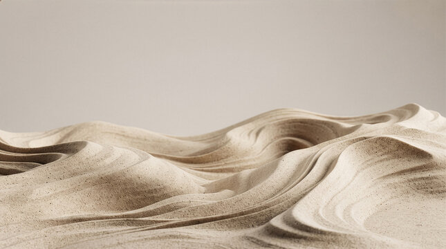 Dynamic Sandscape Illustrating Biomorphic Principles for Architectural Visualization