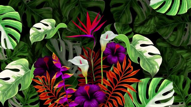 Tropical Flowers 02
