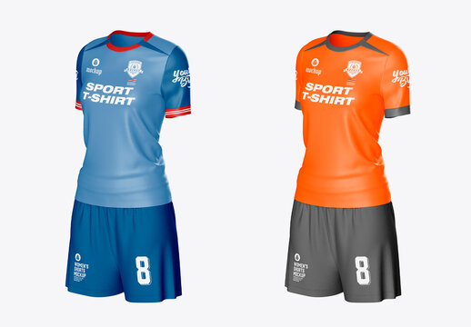 Women's Soccer Kit Mockup