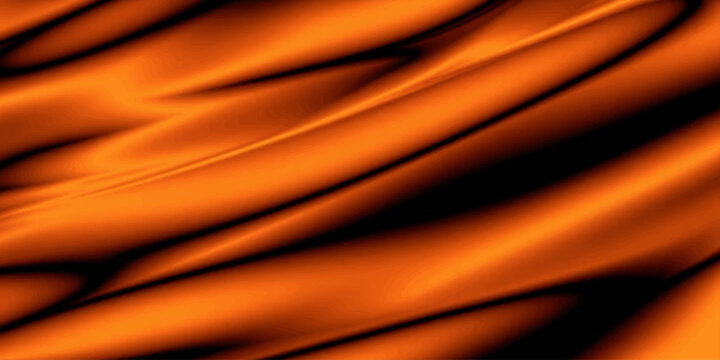 Abstract fiery orange and black wavy lines forming a dynamic, energetic background.