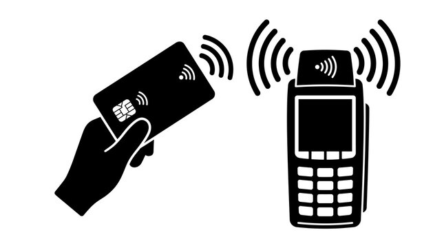 Contactless payment with credit card and mobile terminal device