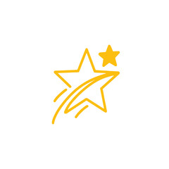 Fototapeta premium golden star icon