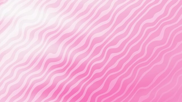 Pink and White Wavy Ripple Stripe Background