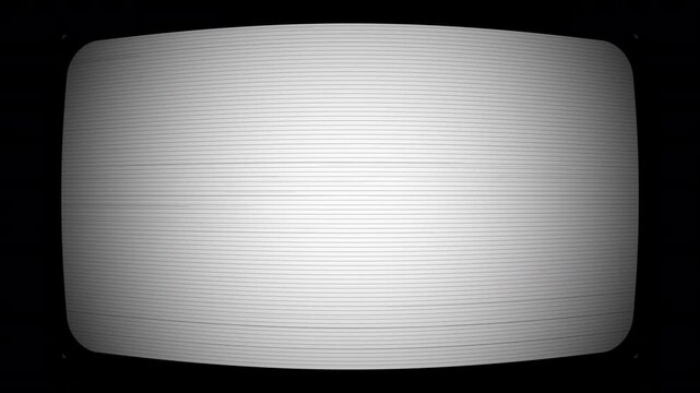 Retro CRT scanline texture background overlay Curved lens 4K Video