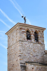 The Peromato weather vane on The Church of San Juan Bautista in Zamora city, Spain © SoniaBonet