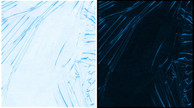 Abstract ice crystal patterns on glass, frozen winter window texture in blue and white, macro frost formations on cold surface, seasonal weather background