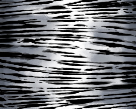 Grey Zebra Print Foulard Scarf Background &ndash; Animal Print Metallic Gradient
