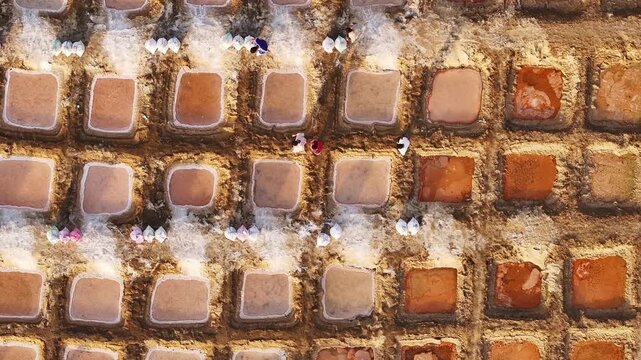 Quriyat Salt Pans, Muscat Governorate, Oman, Arabian Peninsula, Middle East