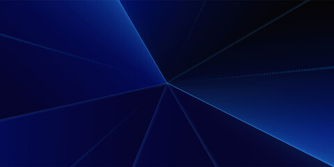 Obraz premium Modern abstract technology background With blue tech banner, corporate business concept, Digital Ads, business presentation or tech event poster
