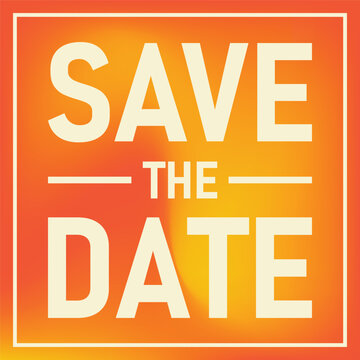 Save the date banner. Can be used for business, marketing and advertising. logo graphic design of event summit made for Technology and upcoming events.	