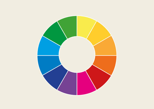 Colour wheel, illustration