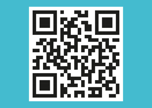 QR code, illustration