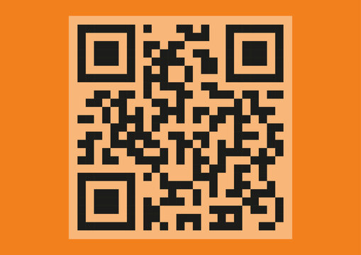 QR code, illustration