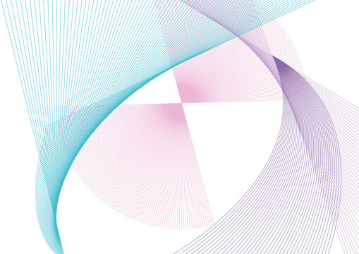 Abstract ribbon pattern, illustration