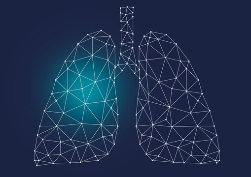 Pneumonia, conceptual illustration
